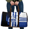 North Melbourne Kangaroos Travel Bag Modern Geometric Sports Graphic Style