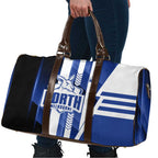 North Melbourne Kangaroos Travel Bag Modern Geometric Sports Graphic Style