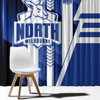 North Melbourne Kangaroos Window Curtain Modern Geometric Sports Graphic Style