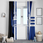 North Melbourne Kangaroos Window Curtain Modern Geometric Sports Graphic Style