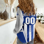 Personalized North Melbourne Kangaroos Women Casual Shirt Modern Geometric Sports Graphic Style