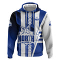Personalized North Melbourne Kangaroos Zip Hoodie Modern Geometric Sports Graphic Style