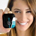Port Adelaide Power AirPods Case Modern Geometric Sports Graphic Style