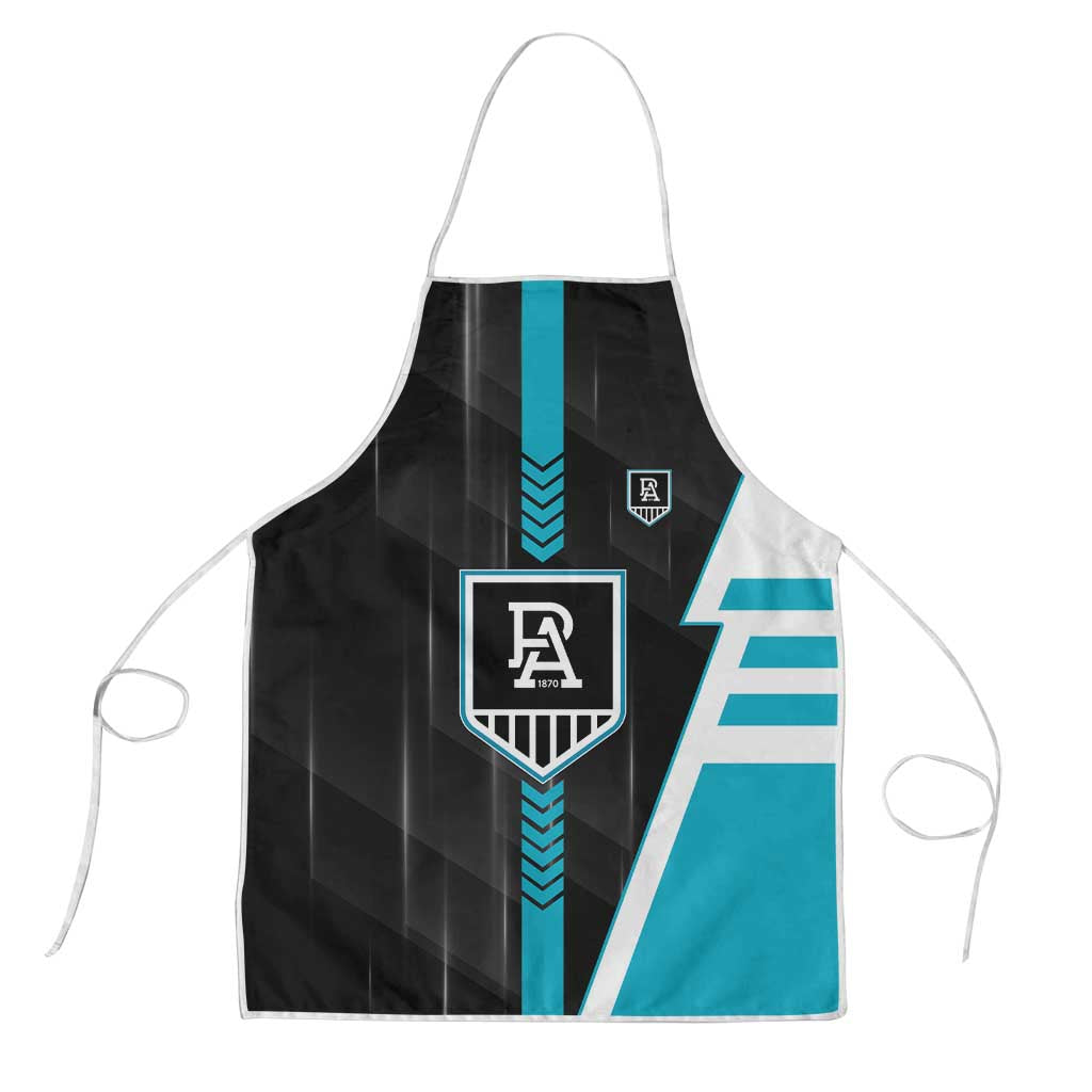 Port Adelaide Power Apron Modern Geometric Sports Graphic Style