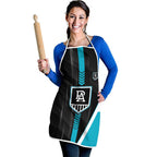 Port Adelaide Power Apron Modern Geometric Sports Graphic Style