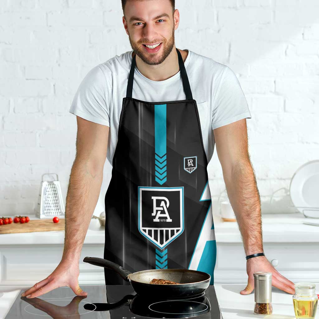 Port Adelaide Power Apron Modern Geometric Sports Graphic Style