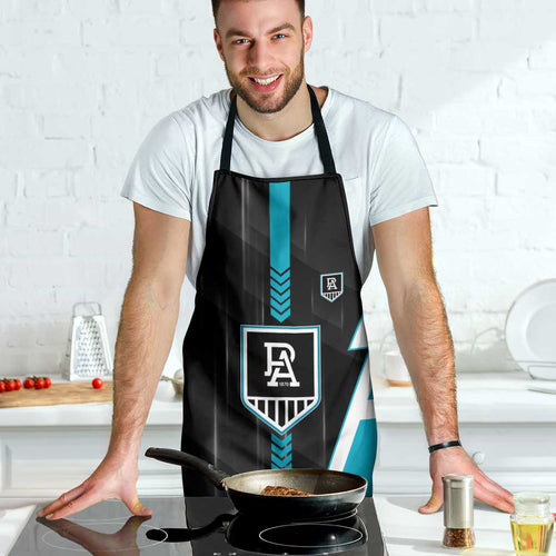 Port Adelaide Power Apron Modern Geometric Sports Graphic Style