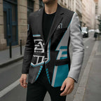 Personalized Port Adelaide Power Blazer Modern Geometric Sports Graphic Style