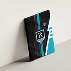 Port Adelaide Power Canvas Wall Art Modern Geometric Sports Graphic Style