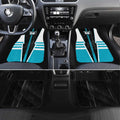 Personalized Port Adelaide Power Car Mats Modern Geometric Sports Graphic Style