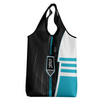 Port Adelaide Power Grocery Bag Modern Geometric Sports Graphic Style