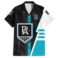 Personalized Port Adelaide Power Hawaiian Shirt Modern Geometric Sports Graphic Style