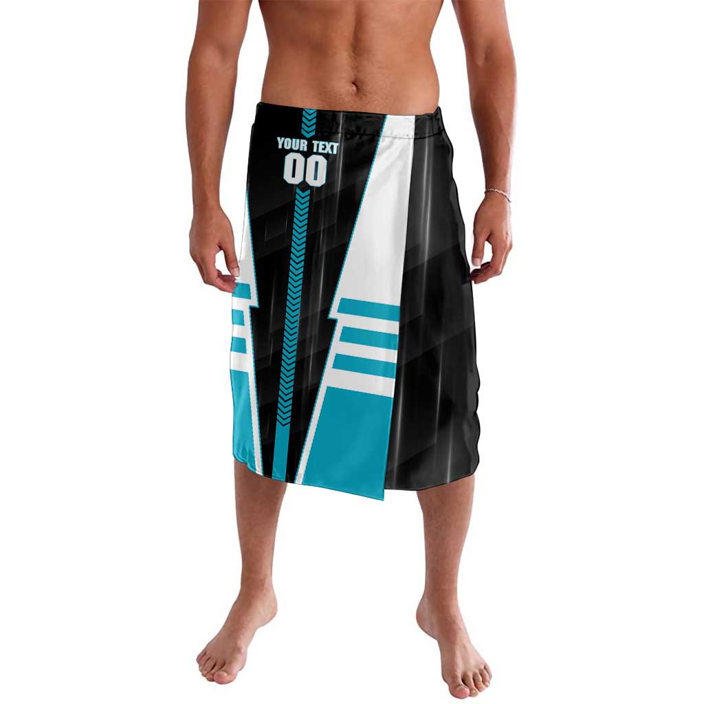 Personalized Port Adelaide Power Lavalava Modern Geometric Sports Graphic Style