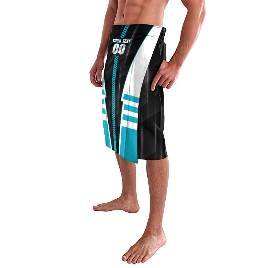 Personalized Port Adelaide Power Lavalava Modern Geometric Sports Graphic Style