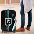 Port Adelaide Power Luggage Cover Modern Geometric Sports Graphic Style
