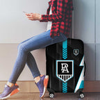 Port Adelaide Power Luggage Cover Modern Geometric Sports Graphic Style