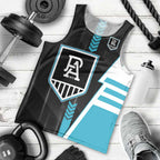 Personalized Port Adelaide Power Men Tank Top Modern Geometric Sports Graphic Style