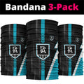 Port Adelaide Power Neck Gaiter Modern Geometric Sports Graphic Style