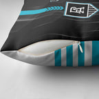 Port Adelaide Power Pillow Cover Modern Geometric Sports Graphic Style
