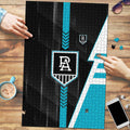 Port Adelaide Power Puzzle Modern Geometric Sports Graphic Style