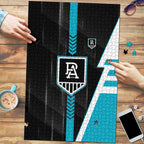 Port Adelaide Power Puzzle Modern Geometric Sports Graphic Style