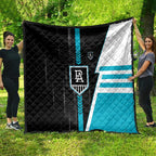 Port Adelaide Power Quilt Modern Geometric Sports Graphic Style