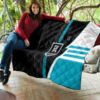 Port Adelaide Power Quilt Modern Geometric Sports Graphic Style