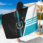 Port Adelaide Power Sarong Modern Geometric Sports Graphic Style