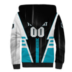 Personalized Port Adelaide Power Sherpa Hoodie Modern Geometric Sports Graphic Style
