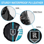 Port Adelaide Power Spare Tire Cover Modern Geometric Sports Graphic Style