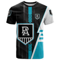 Personalized Port Adelaide Power T Shirt Modern Geometric Sports Graphic Style