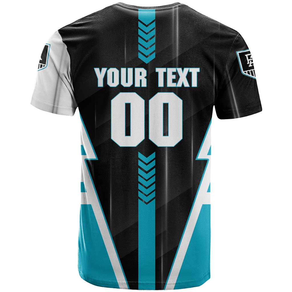 Personalized Port Adelaide Power T Shirt Modern Geometric Sports Graphic Style