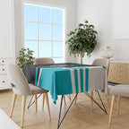 Port Adelaide Power Tablecloth Modern Geometric Sports Graphic Style