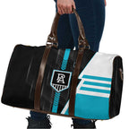 Port Adelaide Power Travel Bag Modern Geometric Sports Graphic Style