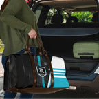Port Adelaide Power Travel Bag Modern Geometric Sports Graphic Style