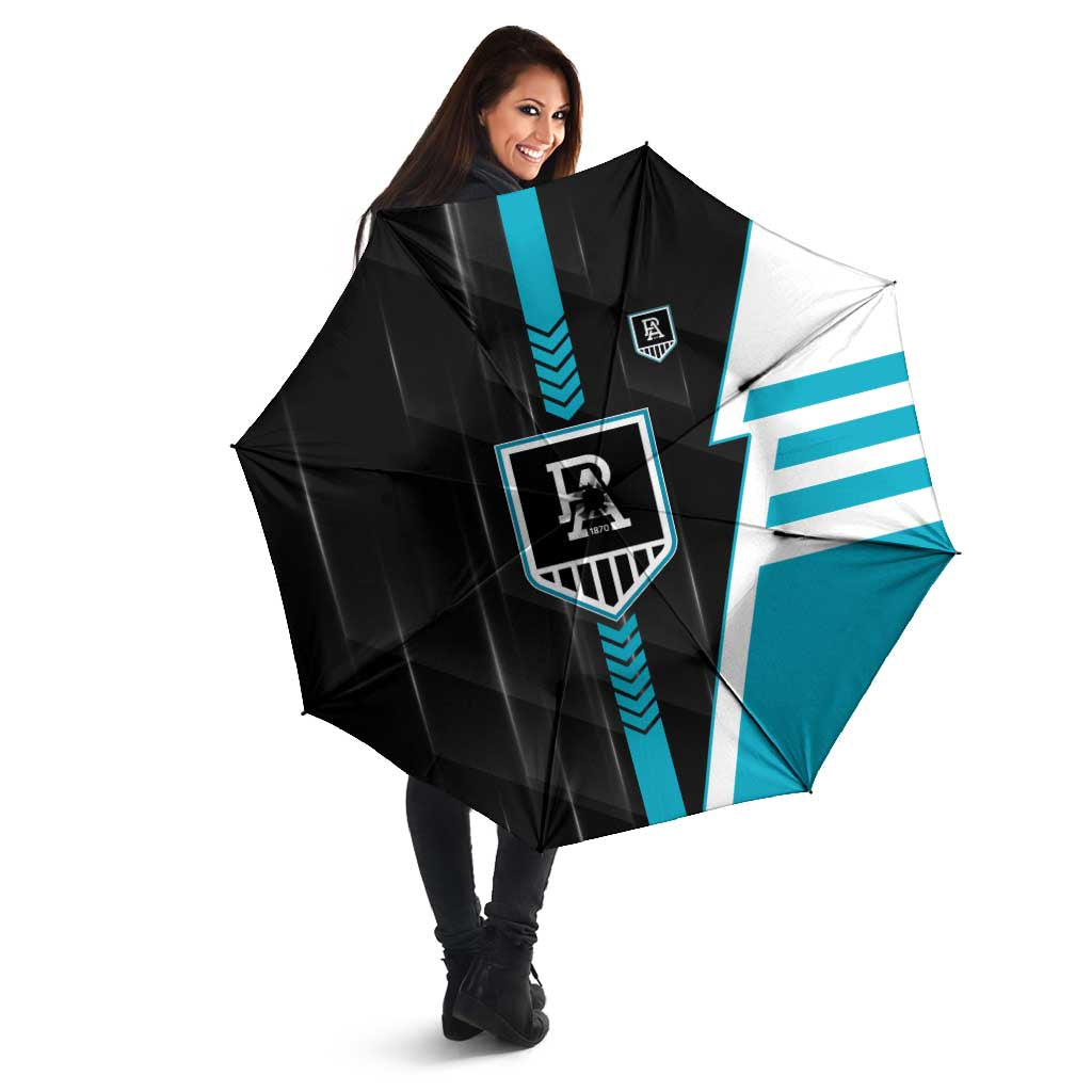 Port Adelaide Power Umbrella Modern Geometric Sports Graphic Style