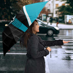 Port Adelaide Power Umbrella Modern Geometric Sports Graphic Style
