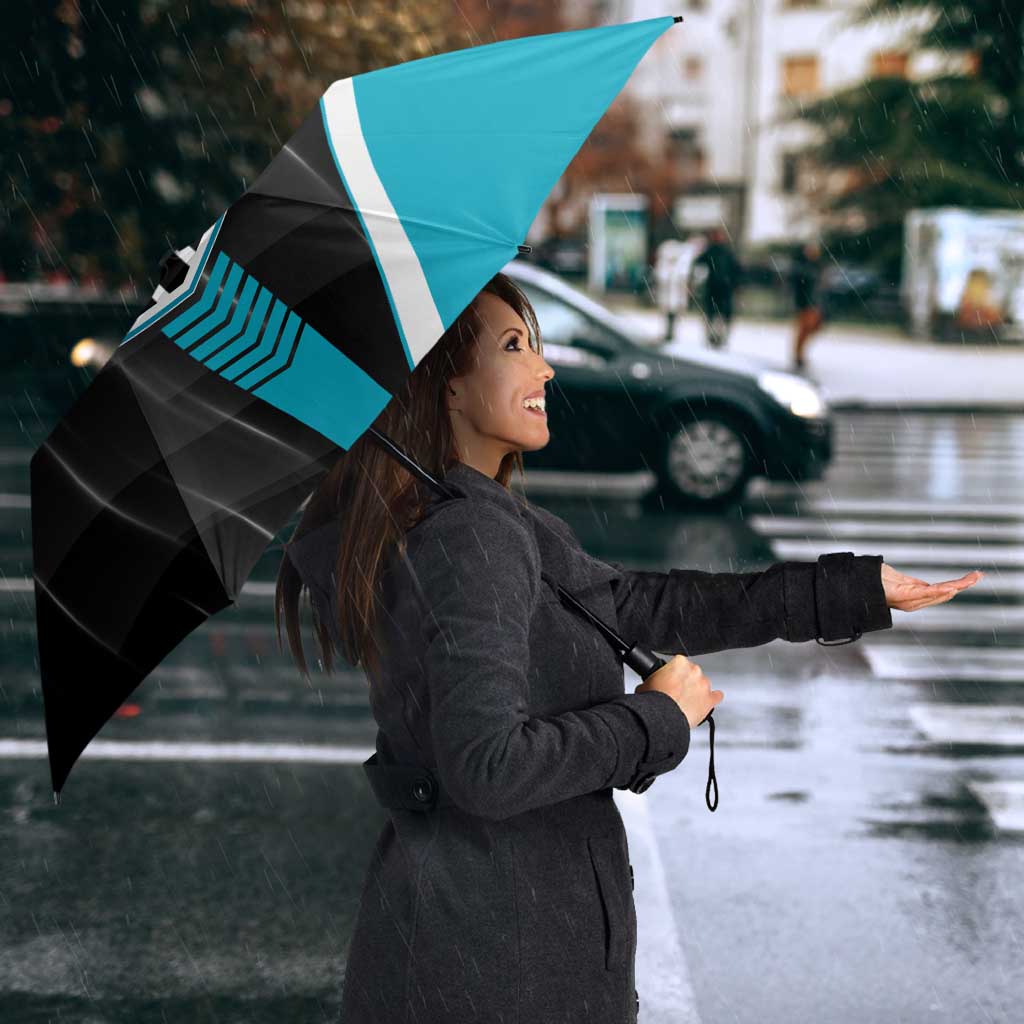 Port Adelaide Power Umbrella Modern Geometric Sports Graphic Style