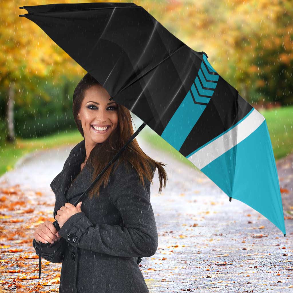 Port Adelaide Power Umbrella Modern Geometric Sports Graphic Style