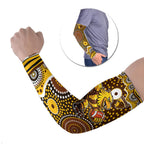 Hawthorn Hawks Arm Sleeves Aboriginal Dot Pattern - Football Mascot Heritage Pride