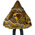 Hawthorn Hawks Cloak Aboriginal Dot Pattern - Football Mascot Heritage Pride