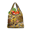 Hawthorn Hawks Grocery Bag Aboriginal Dot Pattern - Football Mascot Heritage Pride