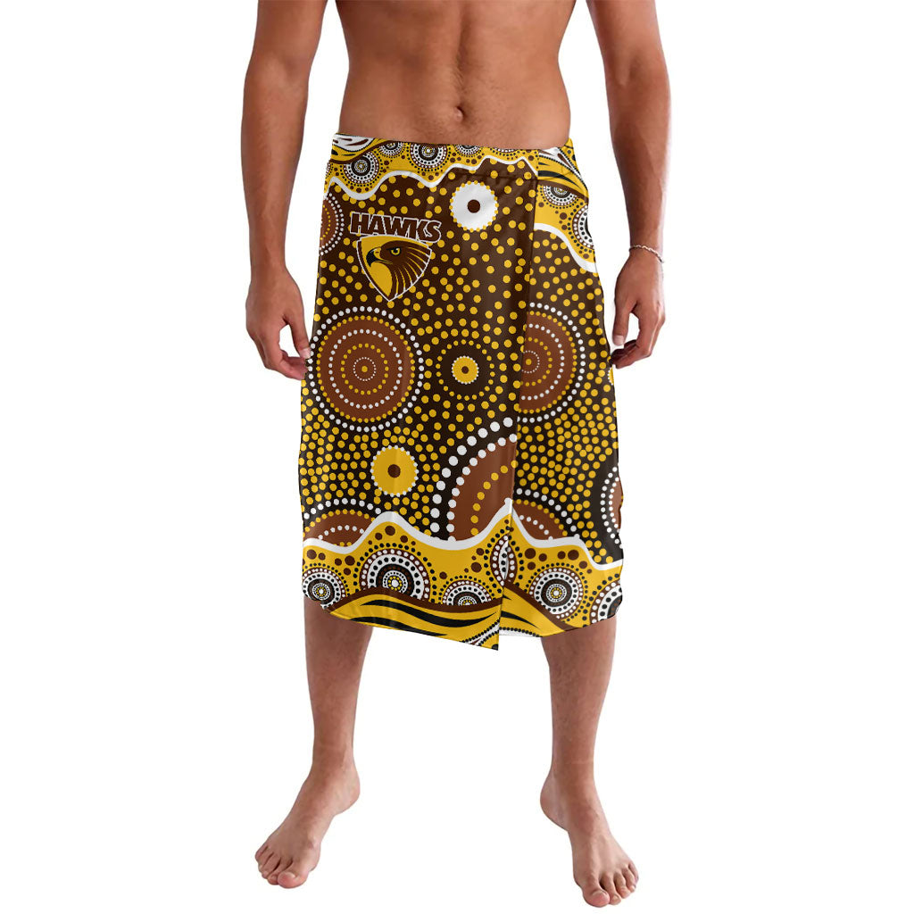 Hawthorn Hawks Lavalava Aboriginal Dot Pattern - Football Mascot Heritage Pride