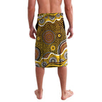 Hawthorn Hawks Lavalava Aboriginal Dot Pattern - Football Mascot Heritage Pride
