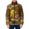 Hawthorn Hawks Padded Jacket Aboriginal Dot Pattern - Football Mascot Heritage Pride