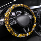 Hawthorn Hawks Steering Wheel Cover Aboriginal Dot Pattern - Football Mascot Heritage Pride