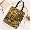 Hawthorn Hawks Tote Bag Aboriginal Dot Pattern - Football Mascot Heritage Pride