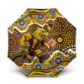 Hawthorn Hawks Umbrella Aboriginal Dot Pattern - Football Mascot Heritage Pride