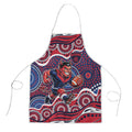 Melbourne Demons Apron Aboriginal Dot Pattern - Football Mascot Heritage Pride