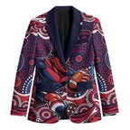 Melbourne Demons Blazer Aboriginal Dot Pattern - Football Mascot Heritage Pride
